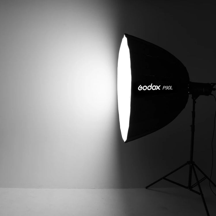 Godox P90L Diameter 90cm Parabolic Softbox Reflector Diffuser for Studio Speedlite Flash Softbox (Black) - free shipping - PMC TechLife - Order now!