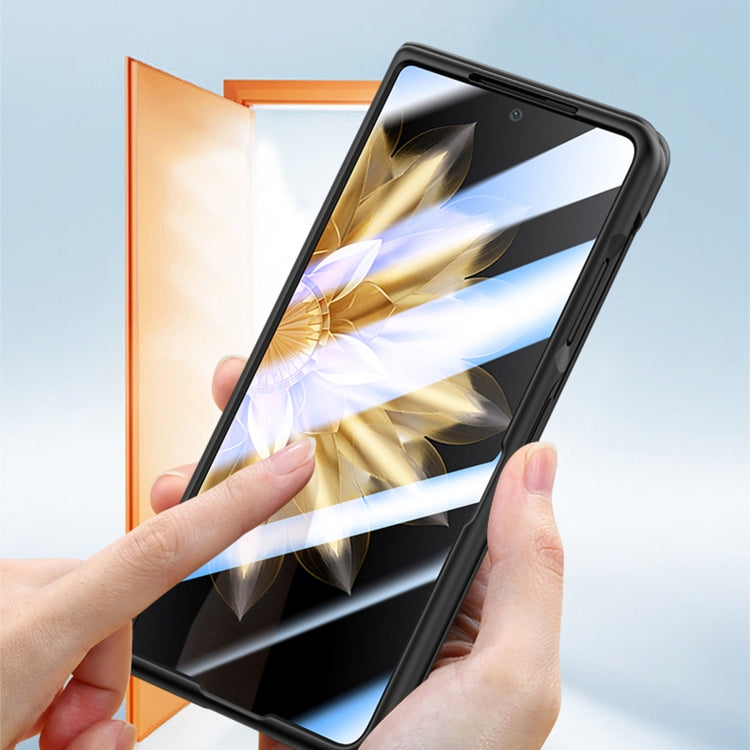 For Honor Magic V2 Integrated Skin Feel PC Phone Case with Pen / Pen Box(Transparent) - Honor Cases by PMC TechLife | Online Shopping South Africa | PMC TechLife