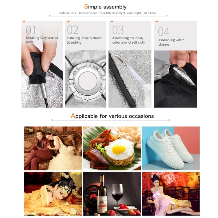 Godox SB-FW Series Bowens Mount Softbox Honeycomb Grid, Size:35 x 140cm - free shipping - PMC TechLife - Order now!