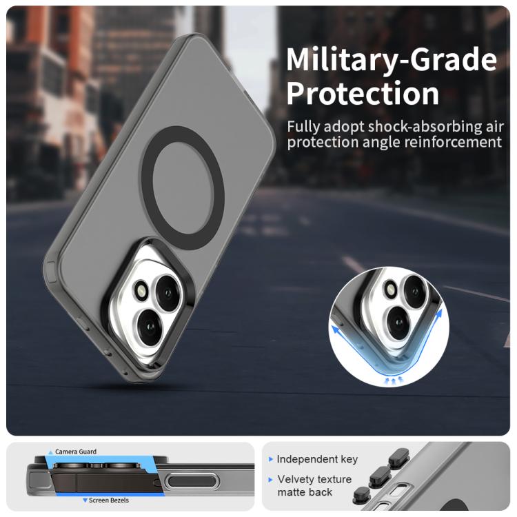 For Honor 400 Global 156.5mm Candy Magsafe PC Hybrid TPU Phone Case(Black) - free shipping - PMC TechLife - Order now!