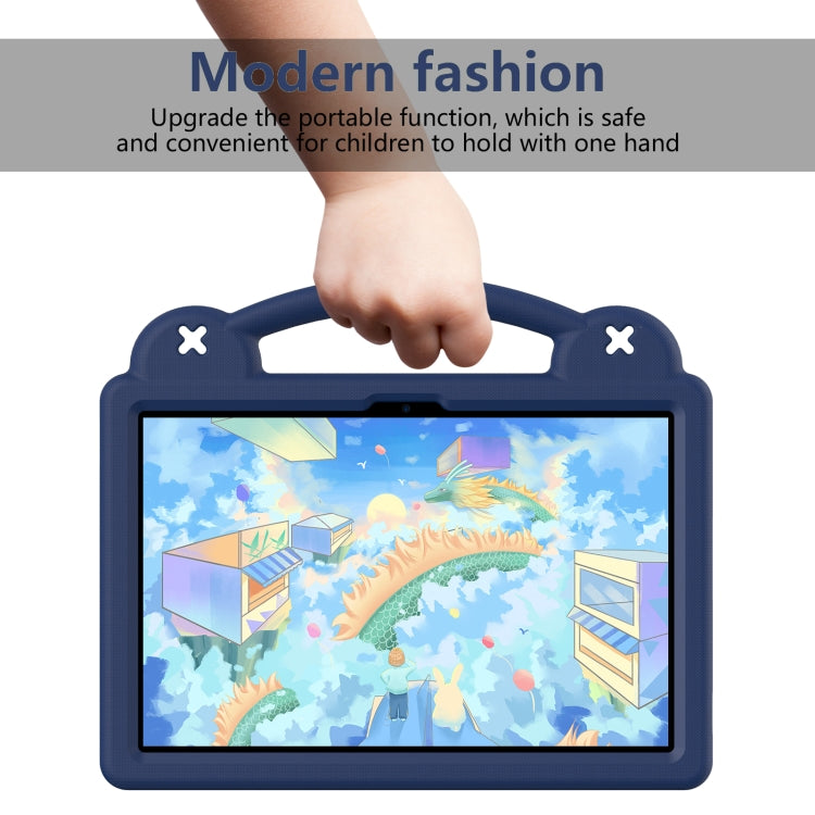 For Huawei MatePad SE 11 2024 Handle Kickstand Children EVA Shockproof Tablet Case(Navy Blue) - Huawei by PMC Jewellery | Online Shopping South Africa | PMC Jewellery | Buy Now Pay Later Mobicred