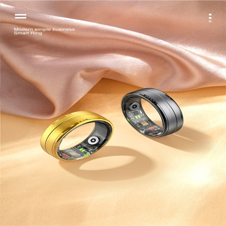 R06 SIZE 11 Smart Ring, Support Heart Rate / Blood Oxygen / Sleep Monitoring / Multiple Sports Modes(Gold) - Smart Rings / Smart Telephones by PMC TechLife | Online Shopping South Africa | PMC TechLife | Buy Now Pay Later Mobicred