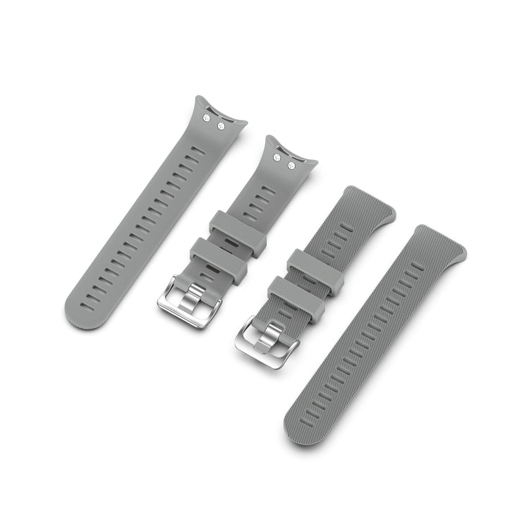 Compatible with Garmin Compatible witherunner 45 & 45S Silicone Watch Band(Gray) - Watch Bands by PMC TechLife | Online Shopping South Africa | PMC TechLife | Buy Now Pay Later Mobicred