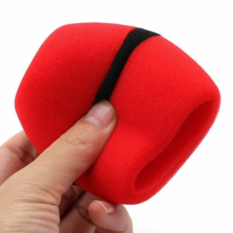 10 PCS Handheld Dust Proof Soft Sponge Microphone Cover(Random Color Delivery) - Windshield by PMC TechLife | Online Shopping South Africa | PMC TechLife