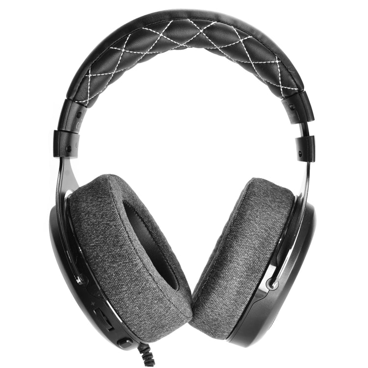 1 Pair Earmuffs Earpads For CORSAIR HS50 Pro HS60 Pro HS70 Pro(Gray Linen + Leather) - Earmuff & Pad by PMC TechLife | Online Shopping South Africa | PMC TechLife