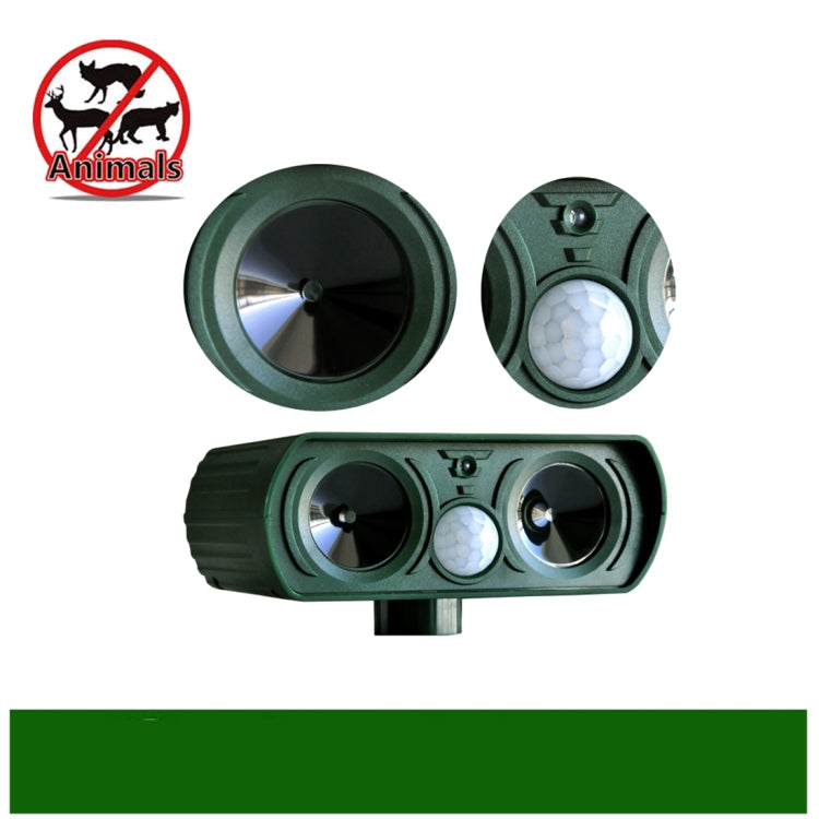 2 PCS Powerful Ultrasonic Solar-powered Animal Repeller With PIR Sensor & Light Sensor, Got the CE / ROHS Certification - Outdoor Insect Repellent by PMC TechLife | Online Shopping South Africa | PMC TechLife | Buy Now Pay Later Mobicred