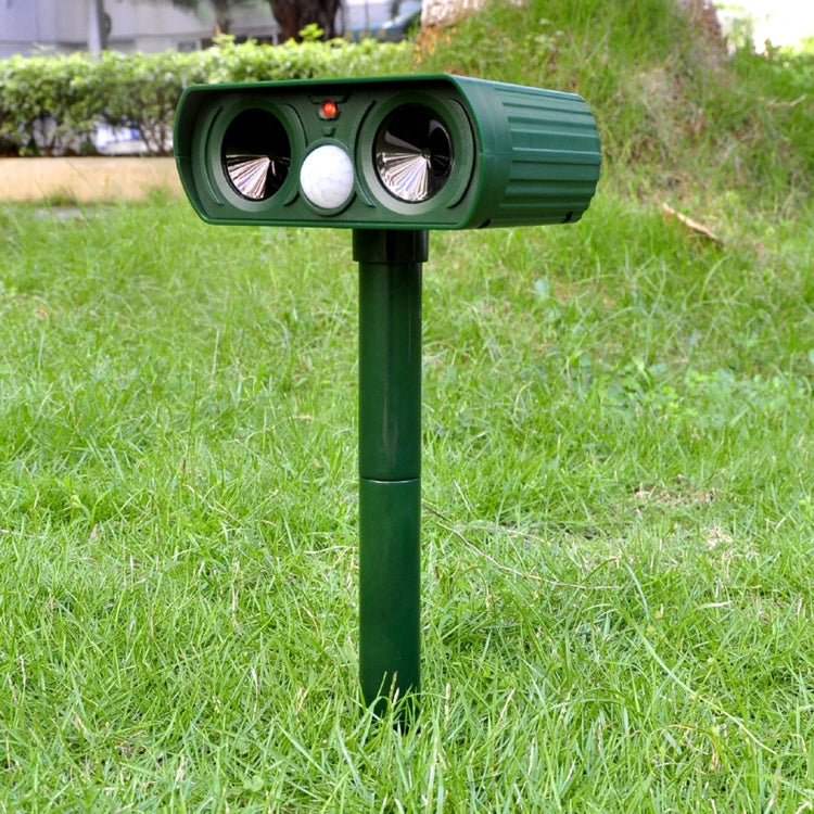 2 PCS Powerful Ultrasonic Solar-powered Animal Repeller With PIR Sensor & Light Sensor, Got the CE / ROHS Certification - Outdoor Insect Repellent by PMC TechLife | Online Shopping South Africa | PMC TechLife | Buy Now Pay Later Mobicred