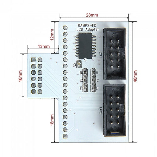 3D Printer LCD Panel Adapter for RAMPS-FD - Parts by PMC Jewellery | Online Shopping South Africa | PMC Jewellery | Buy Now Pay Later Mobicred