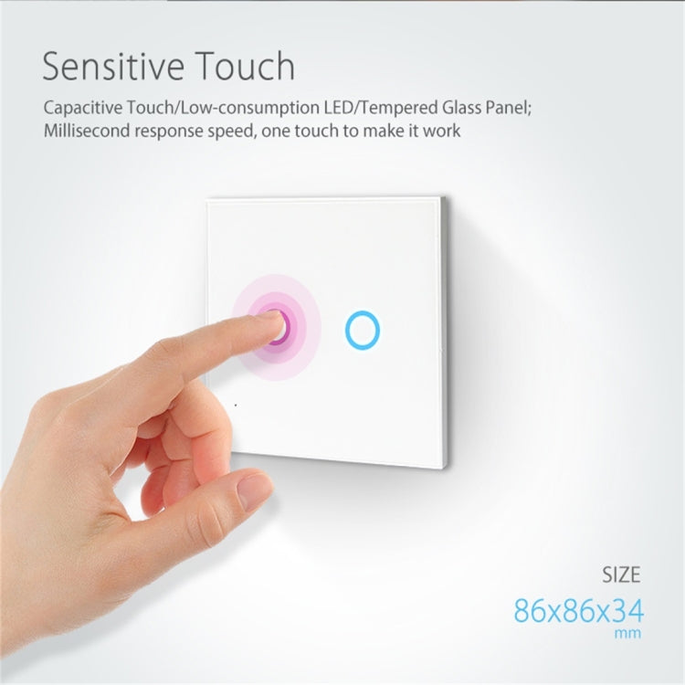 NEO NAS-SC02W Wireless WiFi EU Smart Light Control Switch 2Gang - Smart Switch by NEO | Online Shopping South Africa | PMC Jewellery | Buy Now Pay Later Mobicred