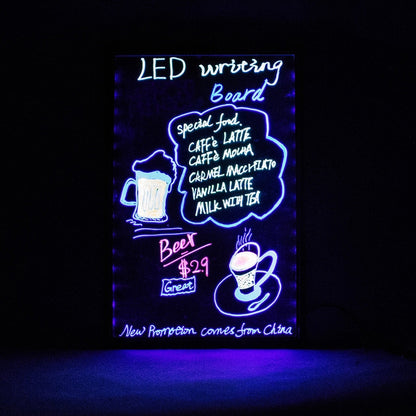 50x70cm Electronic Handwriting Fluorescent Board Glowing Advertising Blackboard -  by PMC Jewellery | Online Shopping South Africa | PMC Jewellery | Buy Now Pay Later Mobicred