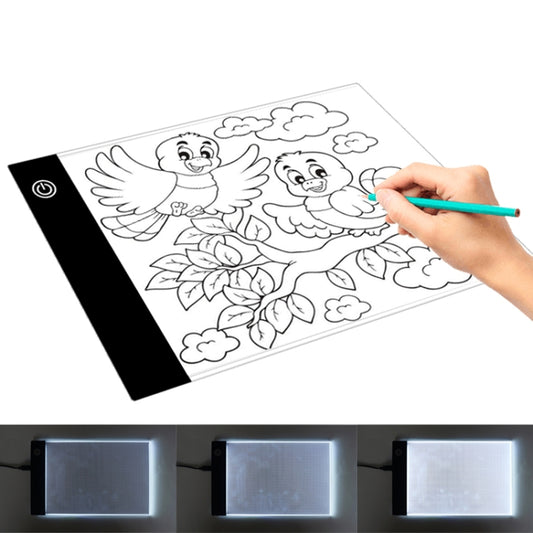 2.2W 5V LED Three Level of Brightness Dimmable A5 Acrylic USB Copy Boards Anime Sketch Drawing Sketchpad -  by PMC Jewellery | Online Shopping South Africa | PMC Jewellery | Buy Now Pay Later Mobicred