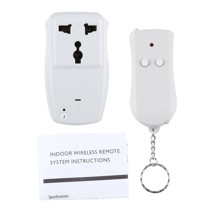 110V Indoor Wireless Smart Remote Control Switch with Single Keychain Transmitter, CN Plug - Smart Switch by PMC Jewellery | Online Shopping South Africa | PMC Jewellery | Buy Now Pay Later Mobicred