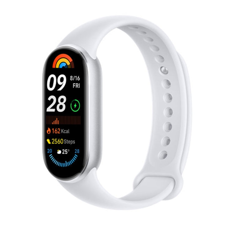 [HK Warehouse] Original Xiaomi Smart Band 9 Global 1.62 inch AMOLED Screen 5ATM Waterproof Smart Watch, Support Blood Oxygen / Heart Rate Monitor (Silver) - Wearable Devices by Xiaomi | Online Shopping South Africa | PMC Jewellery | Buy Now Pay Later Mobicred