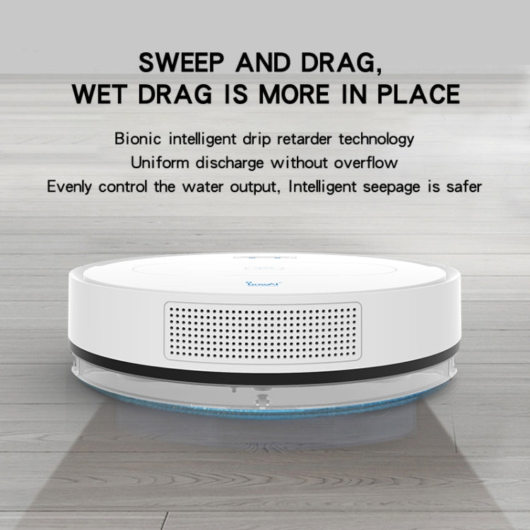 BOWAI OB11 Household Intelligent Remote Control Sweeping Robot (White) - Robot Vacuum Cleaner by PMC Jewellery | Online Shopping South Africa | PMC Jewellery | Buy Now Pay Later Mobicred