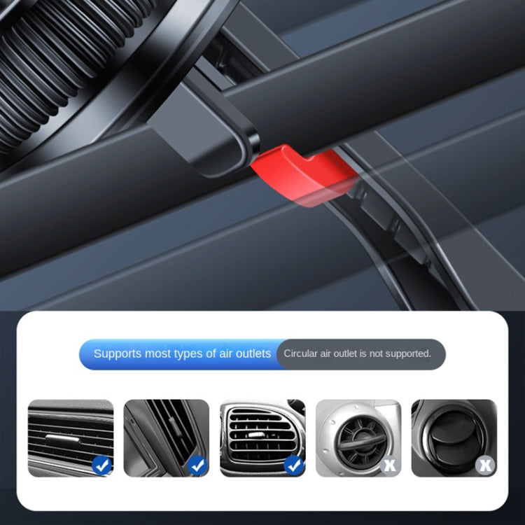 F23 Car Air Outlet Vent Magnetic Phone Navigation Mount Bracket (Black) - Car Holders by PMC TechLife | Online Shopping South Africa | PMC TechLife | Buy Now Pay Later Mobicred