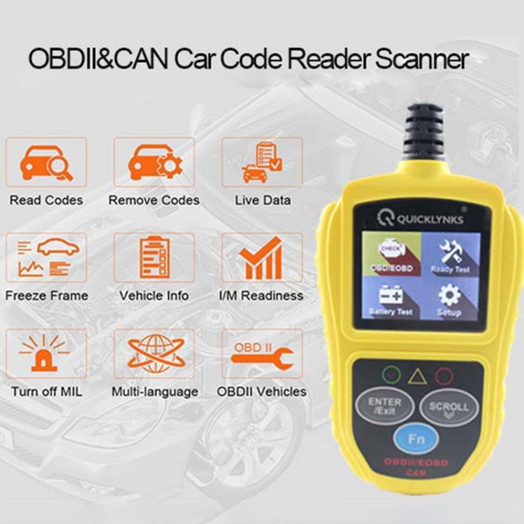 T49-1 Handheld OBDII Scanner Engine Reader Car Diagnostics Tool - Electronic Test by PMC Jewellery | Online Shopping South Africa | PMC Jewellery | Buy Now Pay Later Mobicred