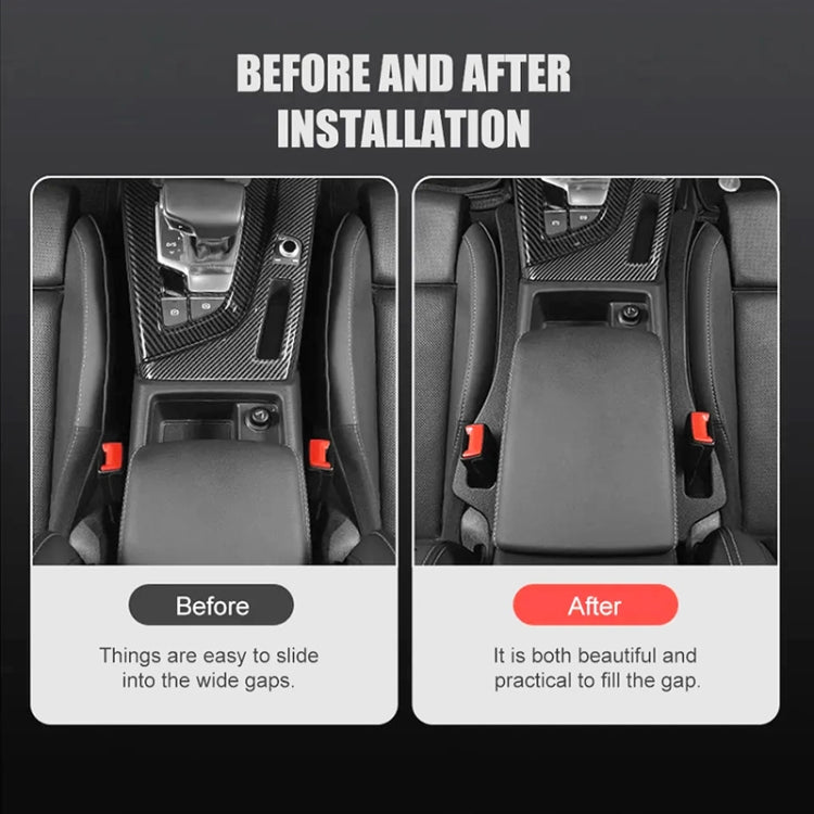 Car Seat Gap Bar Car Interior Armrest Box Gap Leak-proof Filler (Black) - Seat Accessories by PMC TechLife | Online Shopping South Africa | PMC TechLife | Buy Now Pay Later Mobicred