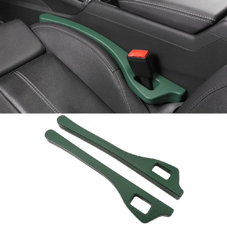 1 Pair Car Seat Gap Bar Car Interior Armrest Box Gap Leak-proof Filler (Green) - Seat Accessories by PMC Jewellery | Online Shopping South Africa | PMC Jewellery | Buy Now Pay Later Mobicred