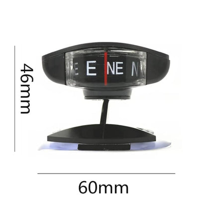 LC35 Vehicle Compass Car Ornament with Suction Cup & Sticker - Clocks & Car Meters by PMC Jewellery | Online Shopping South Africa | PMC Jewellery | Buy Now Pay Later Mobicred