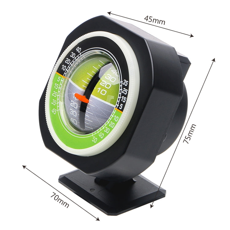 PDY-5 Car Inclinometer Level Meter Car Decoration with LED Light - Clocks & Car Meters by PMC Jewellery | Online Shopping South Africa | PMC Jewellery | Buy Now Pay Later Mobicred