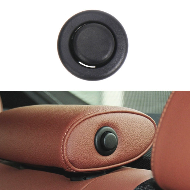 For BMW E90 / F18 Left Driving Car Rear Seat Headrest Switch Button 52207251368-1(Black) - Car Switches by PMC Jewellery | Online Shopping South Africa | PMC Jewellery