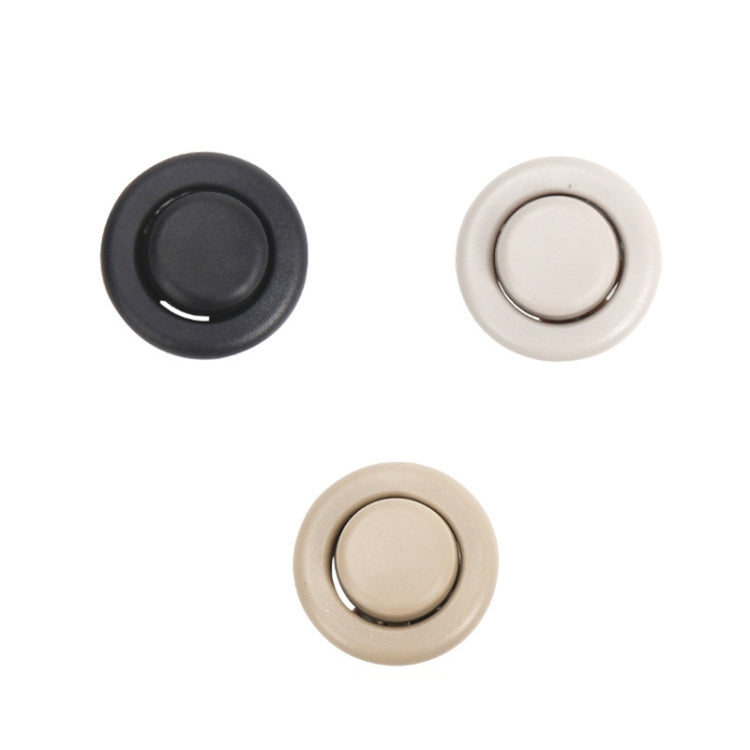 For BMW E90 / F18 Left Driving Car Rear Seat Headrest Switch Button 52207251369-1(Beige) - Car Switches by PMC Jewellery | Online Shopping South Africa | PMC Jewellery