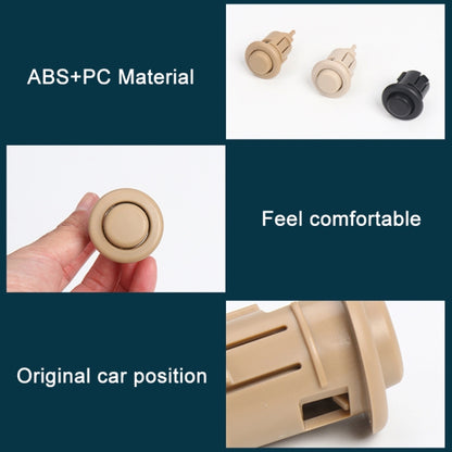 For BMW E90 / F18 Left Driving Car Rear Seat Headrest Switch Button 52207251369-1(Beige) - Car Switches by PMC Jewellery | Online Shopping South Africa | PMC Jewellery