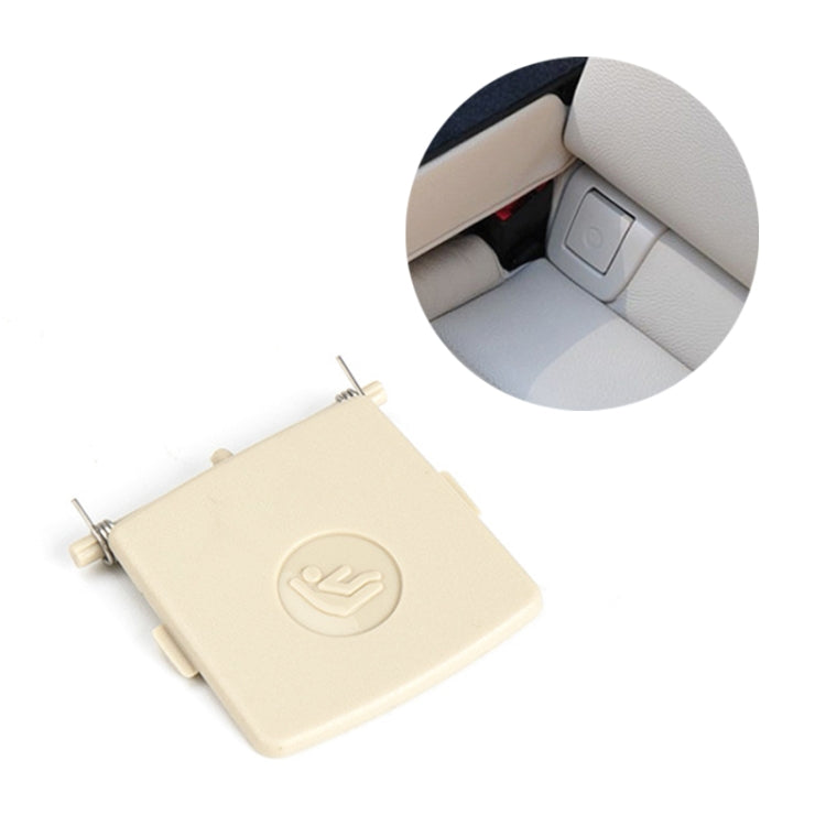 For BMW 3 Series E92 Left Driving Car Child Safety Seat Isofix Switch Cover 5220 6970 746-1(Beige) - Seat Accessories by PMC Jewellery | Online Shopping South Africa | PMC Jewellery