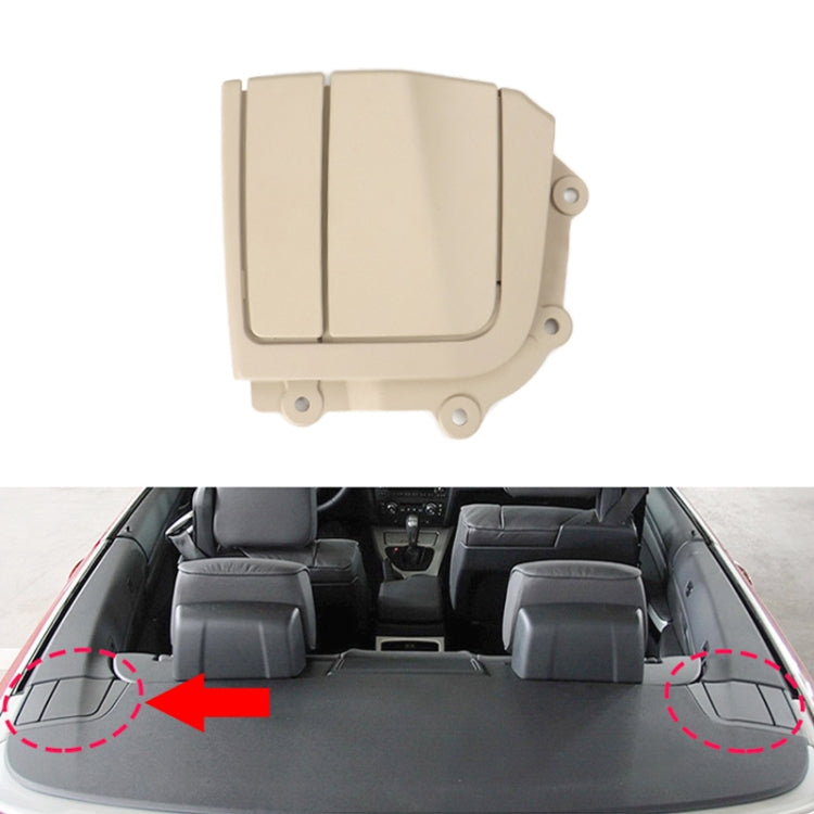 For BMW 3 Series E93 Left Driving Car Convertible Rear Platform Left Hinge Cover Folding Cover 5437 7174 547(Beige) - Others by PMC Jewellery | Online Shopping South Africa | PMC Jewellery