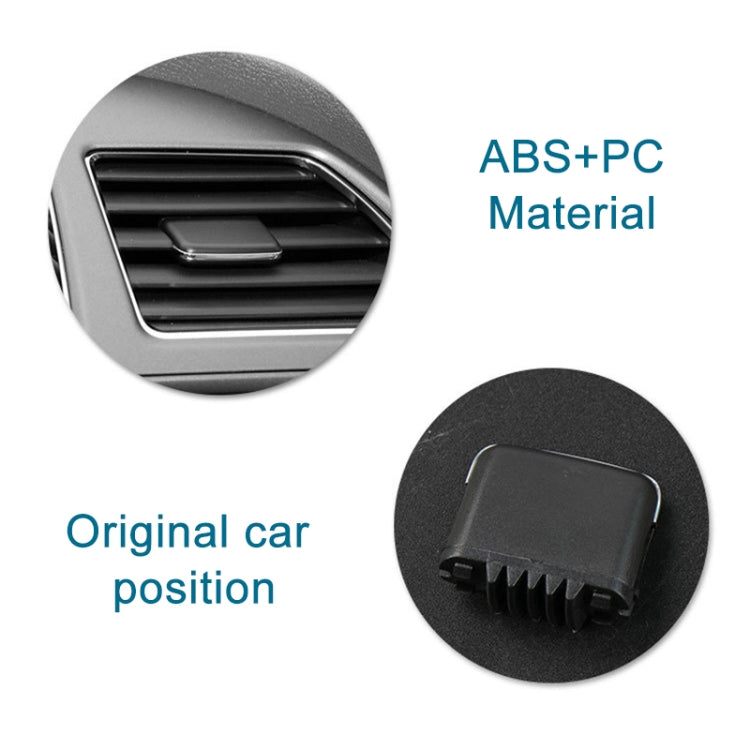 For Lexus ES240 / ES350 Left-hand Drive Car Middle Air Conditioning Air Outlet Paddle 55660-33210(Black) - Air Conditioning System by PMC Jewellery | Online Shopping South Africa | PMC Jewellery | Buy Now Pay Later Mobicred