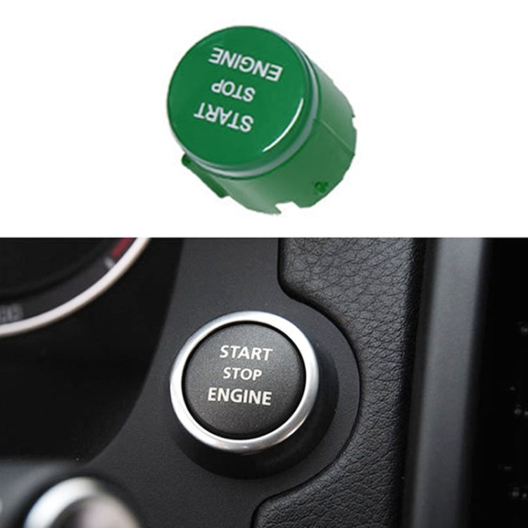 One-key Start Engine Stop Switch Button for Land Rover Freelander 2, Left Driving (Green) - Car Switches by PMC Jewellery | Online Shopping South Africa | PMC Jewellery | Buy Now Pay Later Mobicred