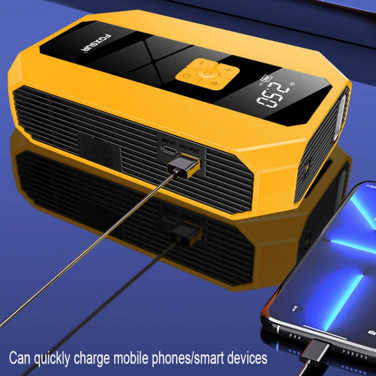 FOXSUR FJS-900 12V Car Multifunctional Emergency Start Power Supply Portable Air Pump - Power Bank by FOXSUR | Online Shopping South Africa | PMC Jewellery | Buy Now Pay Later Mobicred