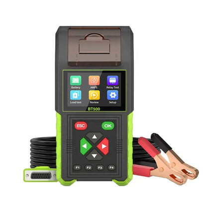 JDiag BT500 12-24V Car Battery Intelligent Analyzer Diagnostic Instrument with Printer - Electronic Test by PMC Jewellery | Online Shopping South Africa | PMC Jewellery | Buy Now Pay Later Mobicred