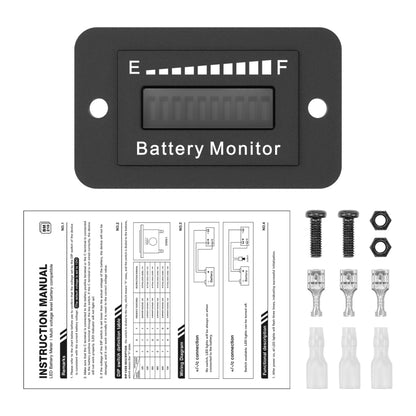 BM210 Electric Vehicles / Golf Carts LED Battery Indicator Adjustable Voltage 12V-72V - Car Modification by PMC Jewellery | Online Shopping South Africa | PMC Jewellery | Buy Now Pay Later Mobicred