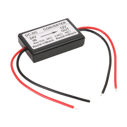 DC24V-12V 3.5A Car Power Step-down Transformer - Voltage Stabilizer by PMC Jewellery | Online Shopping South Africa | PMC Jewellery | Buy Now Pay Later Mobicred