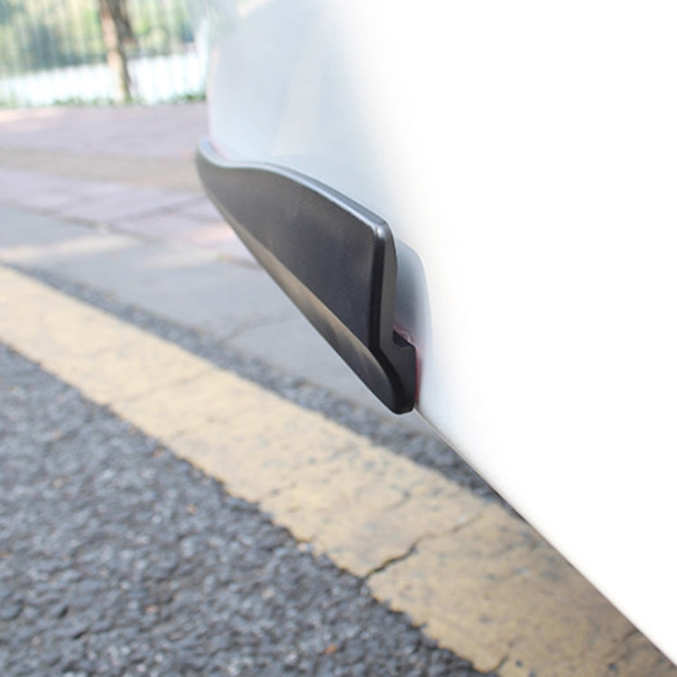 1 Pair Car Carbon Fiber Silicone Bumper Strip, Style: Short (Black) - free shipping - PMC TechLife - Order now!