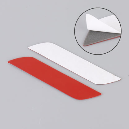 1 Pair Car Turbo Personalized Aluminum Alloy Decorative Stickers, Size: 11.5 x 2.5 x 0.5cm (Red) - 3D Metal Sticker by PMC Jewellery | Online Shopping South Africa | PMC Jewellery | Buy Now Pay Later Mobicred