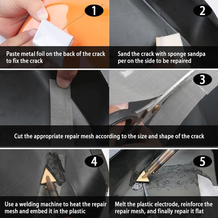 100W Electric Soldering Iron Plastic Welding Machine Car Bumper Repair Plier, EU Plug (Yellow) - free shipping - PMC TechLife - Order now!