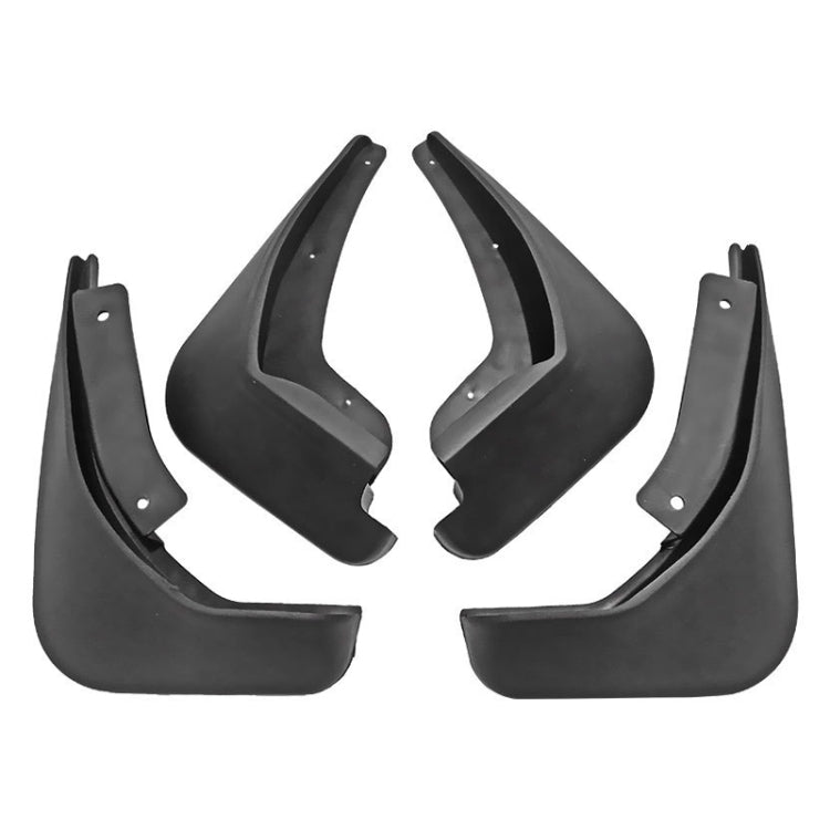 For Ford Fiesta 4pcs/Set Car Auto Soft Plastic Splash Flaps Fender Guard - Mudguards by PMC Jewellery | Online Shopping South Africa | PMC Jewellery | Buy Now Pay Later Mobicred