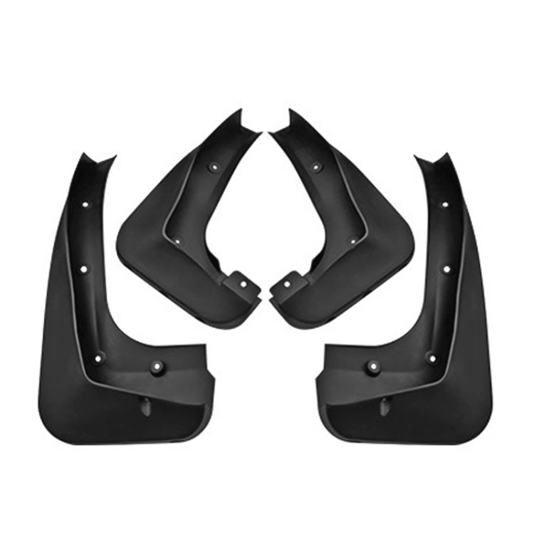 For BMW X3 2006-2010 4pcs/Set Car Auto Soft Plastic Splash Flaps Fender Guard with Pedal - Mudguards by PMC Jewellery | Online Shopping South Africa | PMC Jewellery | Buy Now Pay Later Mobicred