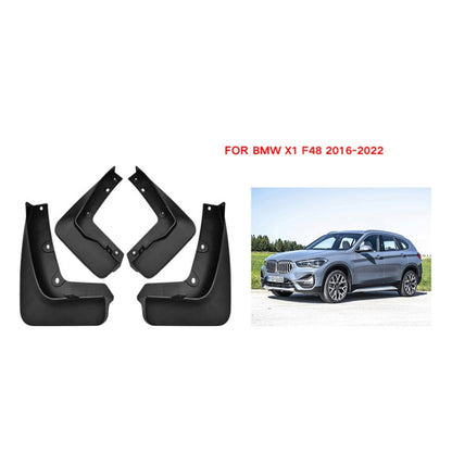 For BMW X1 F48 2016-2022 4pcs/Set Car Auto Soft Plastic Splash Flaps Fender Guard - Mudguards by PMC Jewellery | Online Shopping South Africa | PMC Jewellery | Buy Now Pay Later Mobicred