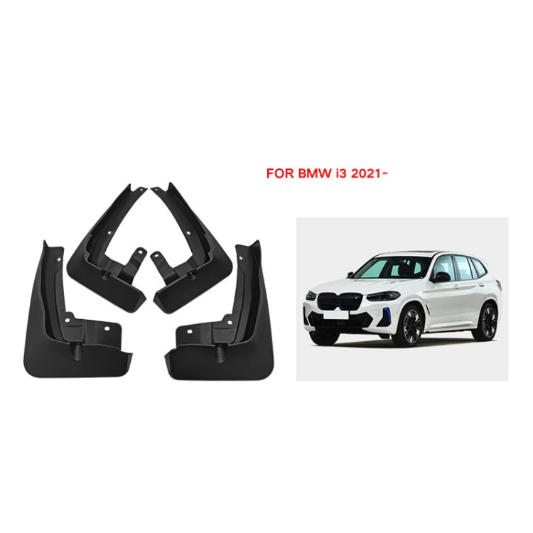 For BMW iX3 Electric 2021-2022 4pcs/Set Car Auto Soft Plastic Splash Flaps Fender Guard - Mudguards by PMC Jewellery | Online Shopping South Africa | PMC Jewellery | Buy Now Pay Later Mobicred