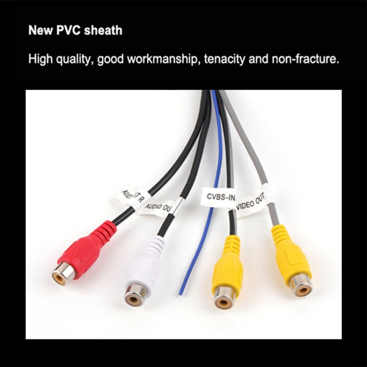 Palminfo Male Android Navigation 20-pin Plug RCA Video Audio Cable - DIY Cables by PMC Jewellery | Online Shopping South Africa | PMC Jewellery | Buy Now Pay Later Mobicred