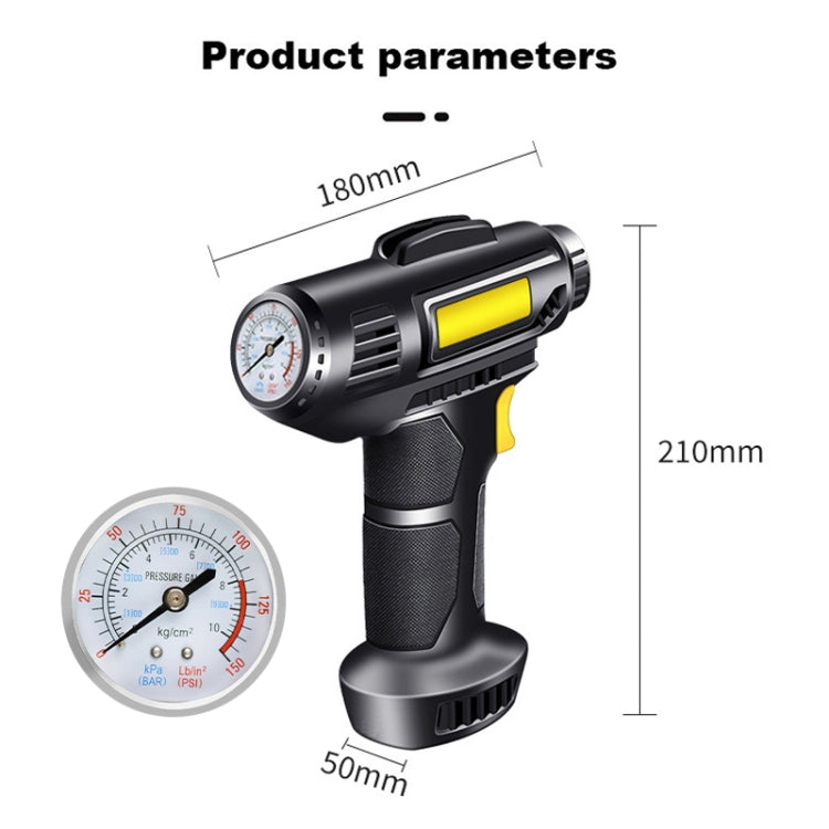 Car Portable Mini Wired Pointer Tire Inflator Pump - Inflatable Pump by PMC TechLife | Online Shopping South Africa | PMC TechLife | Buy Now Pay Later Mobicred