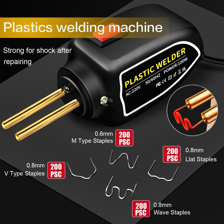 Hot Stapler Plastic Welding Machine Car Bumper Repair Kit Plier, UK Plug - Hand Tool Sets by PMC Jewellery | Online Shopping South Africa | PMC Jewellery | Buy Now Pay Later Mobicred