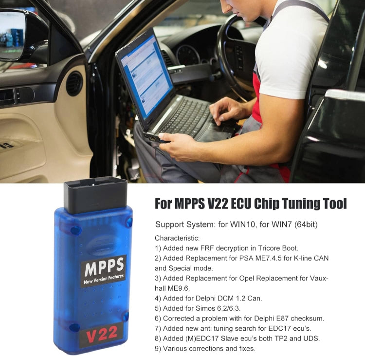 MPPS V22 Unlock Version Life Time ECU Chip Tuning Tool - Electronic Test by PMC Jewellery | Online Shopping South Africa | PMC Jewellery | Buy Now Pay Later Mobicred