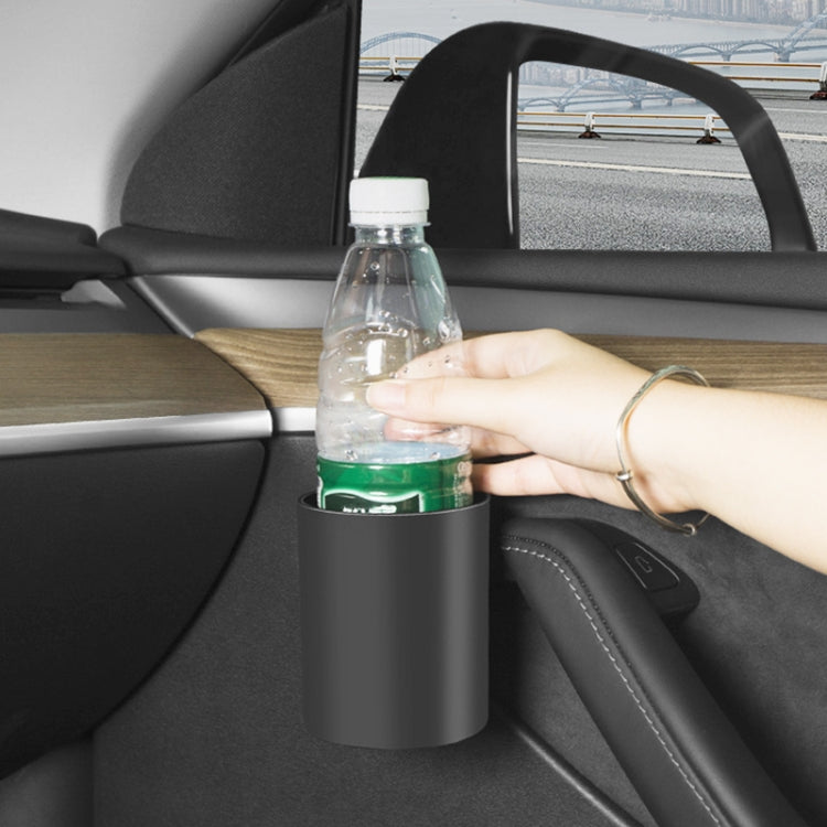 For Tesla Model Y / 3 2pcs / Set Car Door Main Driver & Co-pilot Water Cup Storage Holder - Car Drink Holders by PMC Jewellery | Online Shopping South Africa | PMC Jewellery | Buy Now Pay Later Mobicred