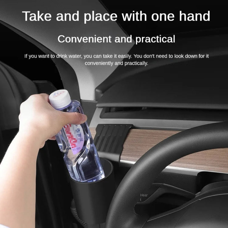 For Tesla Model Y / 3 Car Door Dashboard Water Cup Storage Holder - Car Drink Holders by PMC Jewellery | Online Shopping South Africa | PMC Jewellery | Buy Now Pay Later Mobicred