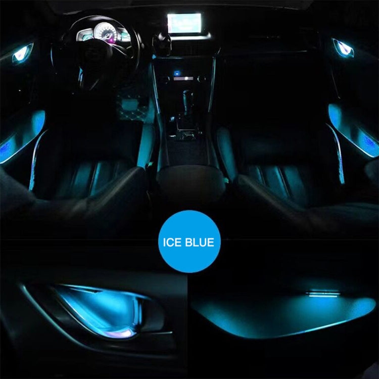Car 4 in 1 LED Ambient Light Door Decorative Light (White Light) - Atmosphere lights by PMC TechLife | Online Shopping South Africa | PMC TechLife | Buy Now Pay Later Mobicred