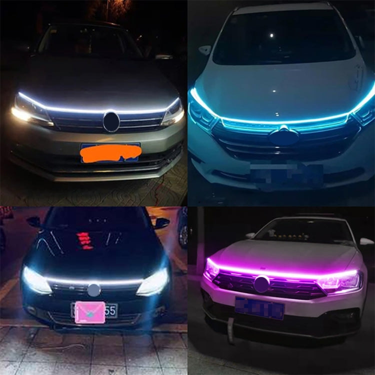 2m Car Daytime Running Super Bright Decorative LED Atmosphere Light (White Light) - Decorative Lights by PMC Jewellery | Online Shopping South Africa | PMC Jewellery | Buy Now Pay Later Mobicred